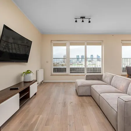 Metro Panorama Two-stories 95m2 Premium Sokolowska 9 - C By Homeprime Apartmán Varšava